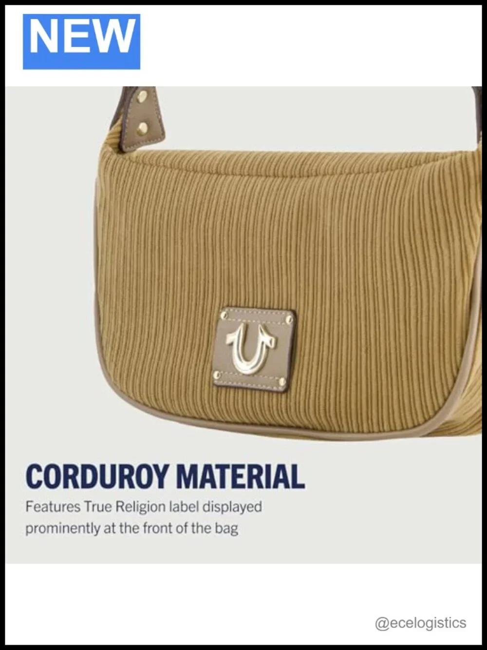 Corduroy Hobo Handbag with Chain Strap Purse for Women